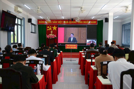 Hội nghị trực tuyến Báo cáo viên tháng 1 năm 2025