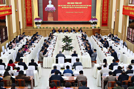 Các Ban Đảng và Văn phòng cấp uỷ tổng kết hoạt động năm 2024, triển khai nhiệm vụ năm 2025