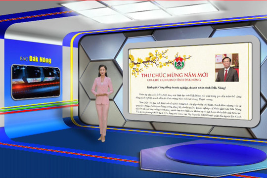 Chương trình Tin Tức Đắk Nông ngày 17/1/2025