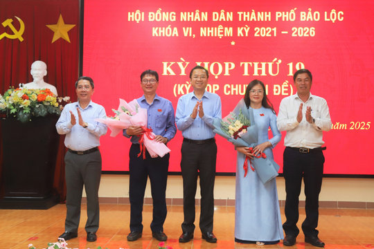 Bảo Lộc có 2 tân Phó Chủ tịch UBND thành phố