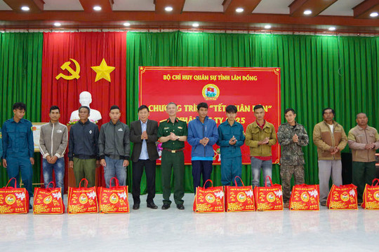 Di Linh: Sôi nổi các hoạt động tại Chương trình Tết quân dân
