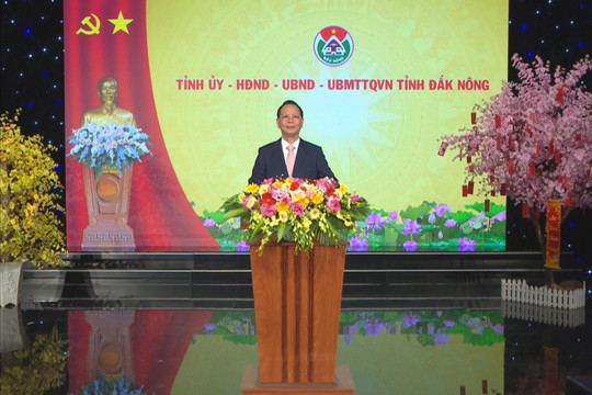 Bí thư Tỉnh ủy Đắk Nông Ngô Thanh Danh chúc Tết Ất Tỵ năm 2025