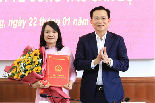 Bà Phạm Thị Trà My làm Giám đốc Sở Tư pháp Đắk Nông