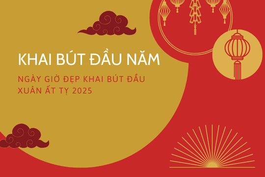 Ngày giờ đẹp khai bút đầu Xuân Ất Tỵ 2025