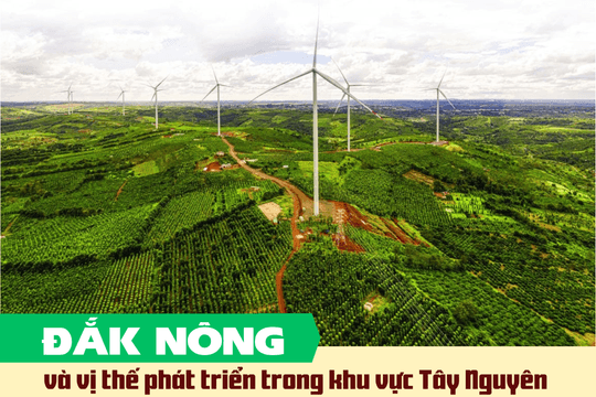 Đắk Nông và vị thế phát triển trong khu vực Tây Nguyên