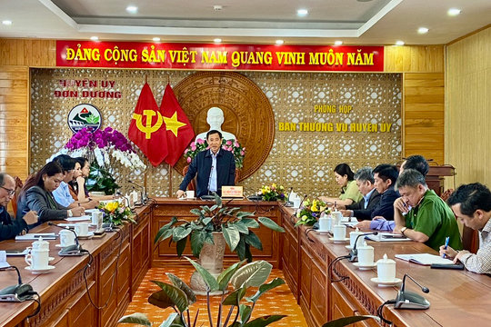 Quyền Bí thư Tỉnh ủy Nguyễn Thái Học kiểm tra, nắm tình hình sau Tết Nguyên đán tại huyện Đơn Dương, Đức Trọng