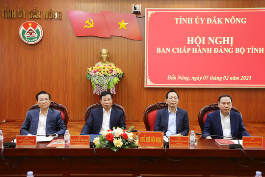 Ban Chấp hành Đảng bộ tỉnh Đắk Nông họp bàn nhiều nội dung quan trọng