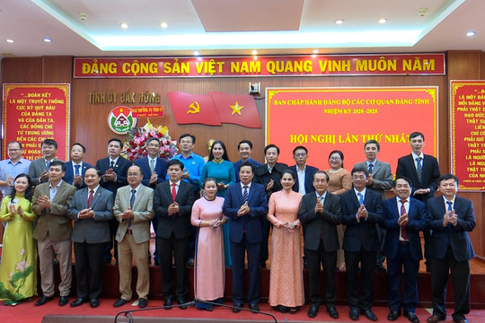 Hội nghị lần thứ nhất Ban Chấp hành Đảng bộ Các cơ quan Đảng tỉnh Đắk Nông