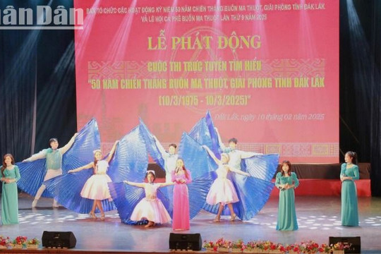 Phát động Cuộc thi trực tuyến tìm hiểu “50 năm Chiến thắng Buôn Ma Thuột, giải phóng tỉnh Đắk Lắk”