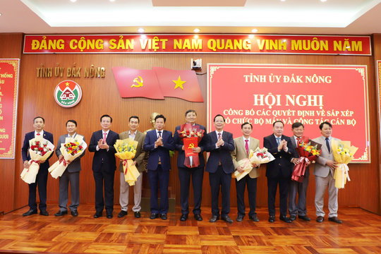 Đắk Nông hoàn thành hợp nhất Ban Tuyên giáo Tỉnh ủy và Dân vận Tỉnh ủy