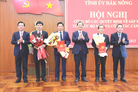 Đắk Nông thành lập Đảng bộ Các cơ quan Đảng tỉnh