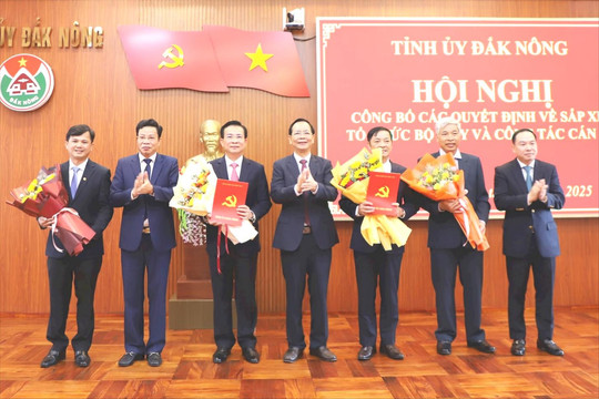 Đắk Nông thành lập Đảng bộ UBND tỉnh