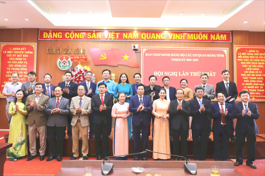 Hội nghị lần thứ nhất Ban Chấp hành Đảng bộ Các cơ quan Đảng tỉnh Đắk Nông