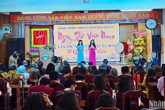 Cảm xúc Ngày thơ Việt Nam “Tổ quốc bay lên” trên miền sáng tạo nghệ thuật