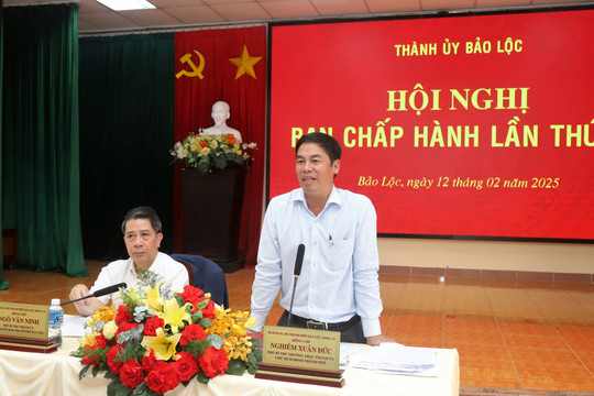 Sau sắp xếp, sáp nhập, UBND TP Bảo Lộc còn 10 cơ quan chuyên môn trực thuộc