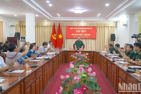 Đồng Tháp: Bộ đội Biên phòng tăng cường phối hợp tuyên truyền với các cơ quan báo chí