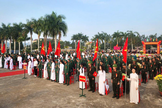 Hôm nay, hơn 1.000 thanh niên Đắk Nông nhập ngũ năm 2025