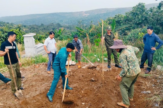 Đắk Nông phát hiện một bộ xương người khi đi bắt cá suối