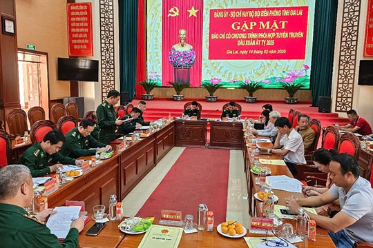 Bộ đội biên phòng Gia Lai tăng cường phối hợp tuyên truyền với cơ quan báo chí