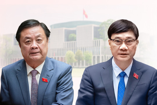 Ông Lê Minh Hoan và Vũ Hồng Thanh giữ cương vị Phó chủ tịch Quốc hội