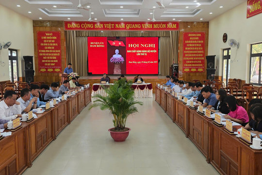 Hội nghị Ban Chấp hành Đảng bộ huyện Đam Rông lần thứ 31
