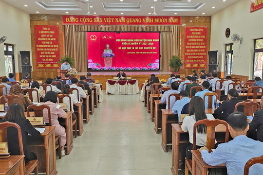 HĐND huyện Đam Rông tổ chức Kỳ họp chuyên đề