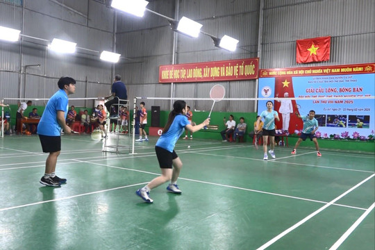 Giải cầu lông, bóng bàn huyện Cư Jút năm 2025