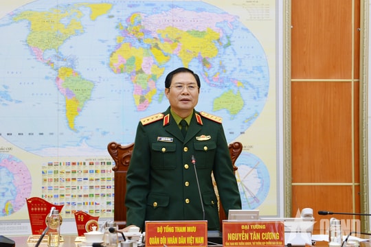 Thông qua báo cáo các hoạt động kỷ niệm 80 năm Ngày truyền thống Bộ Tổng Tham mưu QĐND Việt Nam