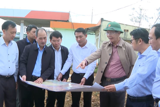 Đồng chí Ngô Thanh Danh thực địa dự án cao tốc Gia Nghĩa - Chơn Thành