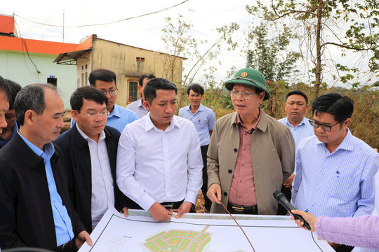 Bí thư Tỉnh ủy Đắk Nông Ngô Thanh Danh thực địa dự án cao tốc Gia Nghĩa - Chơn Thành