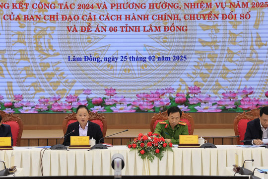 Ban Chỉ đạo Cải cách hành chính, Chuyển đổi số và Đề án 06 tỉnh triển khai nhiệm vụ năm 2025
