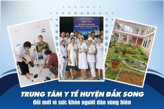 Trung tâm Y tế huyện Ðắk Song đổi mới vì sức khỏe người dân vùng biên