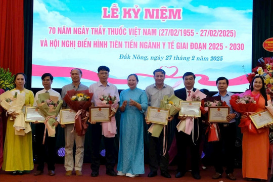 Hội nghị điển hình tiên tiến ngành Y tế Đắk Nông, giai đoạn 2025 -2030
