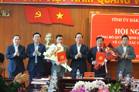 Đồng chí Lê Trọng Yên tham gia Ban Thường vụ Tỉnh ủy Đắk Nông