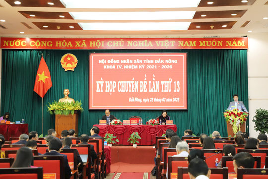 Khai mạc Kỳ họp Chuyên đề thứ 13, HĐND tỉnh Đắk Nông