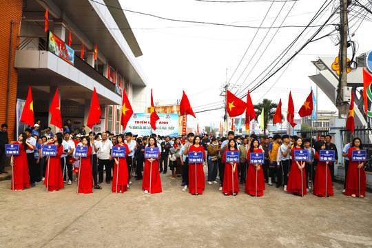 500 VĐV tham gia đại hội thể dục thể thao kỷ niệm Ngày giải phóng Đức Lập
