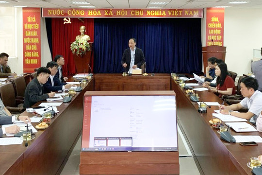 Chủ tịch UBND tỉnh làm việc với Sở Nông nghiệp và Môi trường về triển khai nhiệm vụ sau hợp nhất