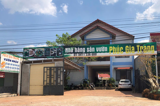 Nhà hàng sân vườn Phúc Gia Trang