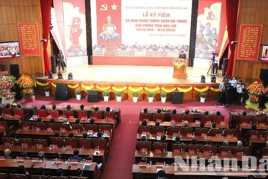Phát huy tinh thần chiến thắng Buôn Ma Thuột, xây dựng tỉnh Đắk Lắk giàu đẹp, văn minh và bản sắc