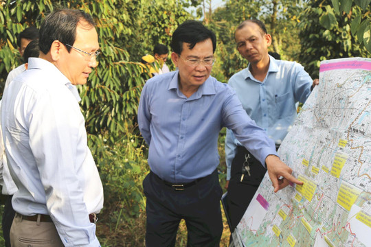 Chủ tịch UBND tỉnh Đắk Nông yêu cầu đẩy nhanh giải phóng mặt bằng Dự án đường Đạo Nghĩa - Quảng Khê