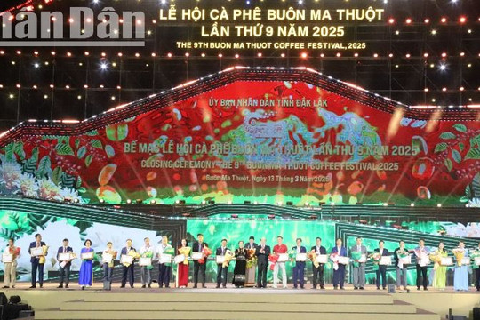 Lễ hội cà-phê Buôn Ma Thuột lần thứ 9 năm 2025 thu hút khoảng 250 nghìn lượt du khách