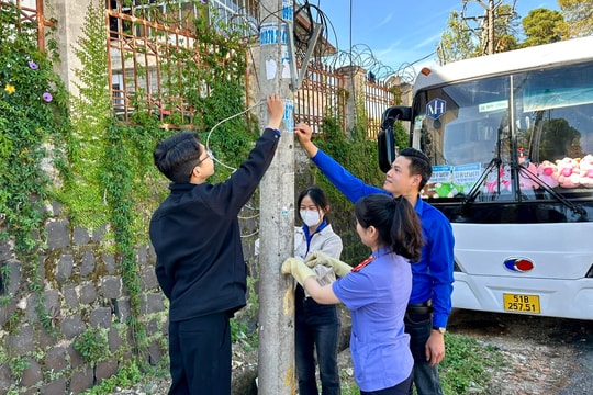 Tuổi trẻ Đoàn Các cơ quan Đảng tỉnh Lâm Đồng chung tay xây dựng văn minh đô thị