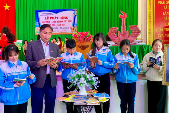 Đắk Song phát động Ngày sách và Văn hoá đọc Việt Nam năm 2025