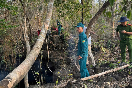Cấm tự ý tham quan khu vực hang động núi lửa ở Đắk Nông