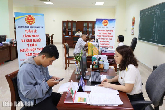 Đắk Lắk: Triển khai Tuần lễ lắng nghe và giải quyết ý kiến người nộp thuế năm 2025