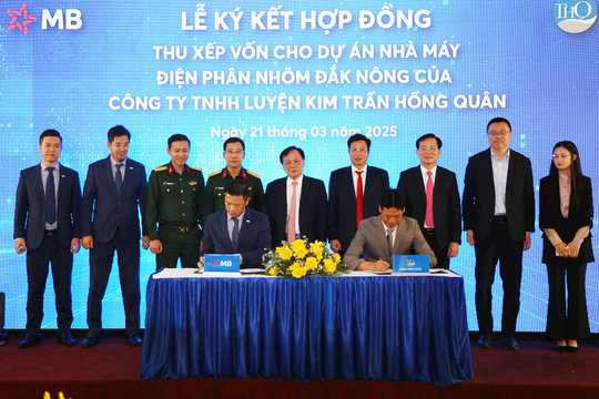 MB Bank bố trí 12.500 tỷ đồng cho Dự án điện phân nhôm Đắk Nông