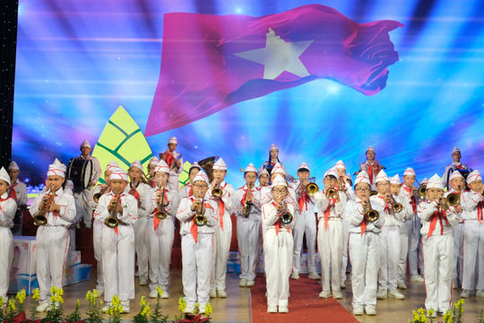 Phó Bí thư Thường trực Tỉnh ủy Lâm Đồng Phạm Thị Phúc dự Đại hội Cháu ngoan Bác Hồ tỉnh lần thứ XIII