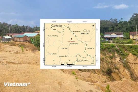 Xảy ra 3 trận động đất liên tiếp tại “điểm nóng” ở Tây Nguyên trong sáng 31/3