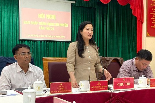 Hội nghị Ban Chấp hành Đảng bộ huyện Lạc Dương lần thứ 21