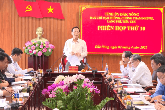 Phòng, chống tham nhũng là nhiệm vụ thường xuyên, không ngừng nghỉ